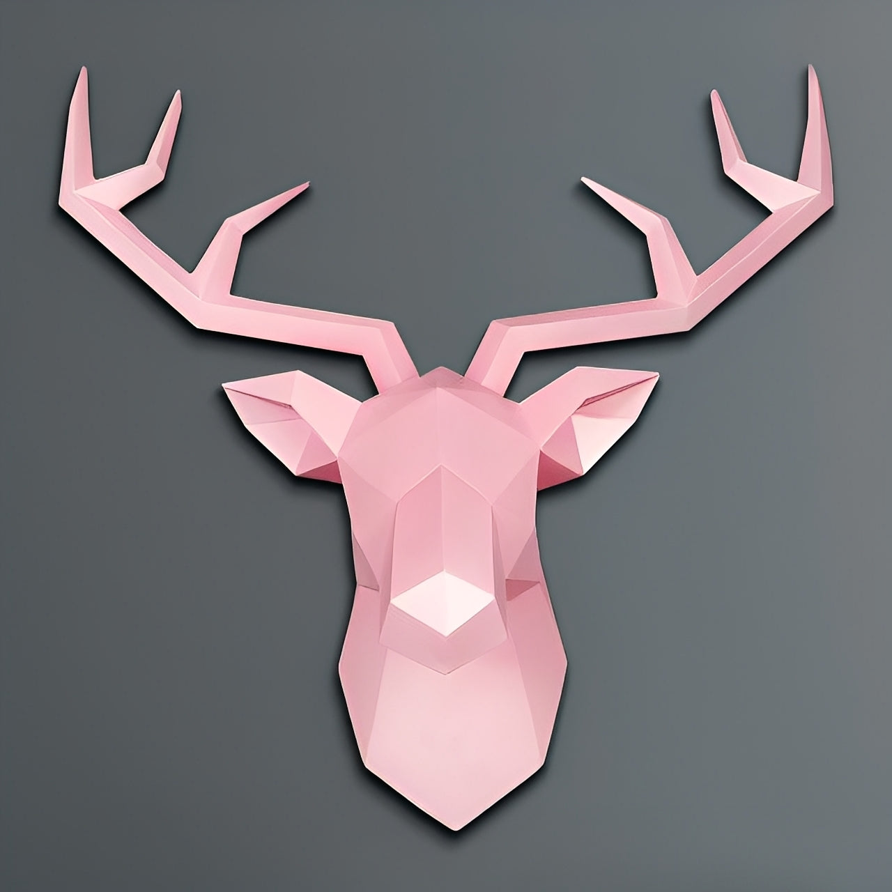 NordicAntler – Antilopenkopf-Wanddeko im Vintage-Stil