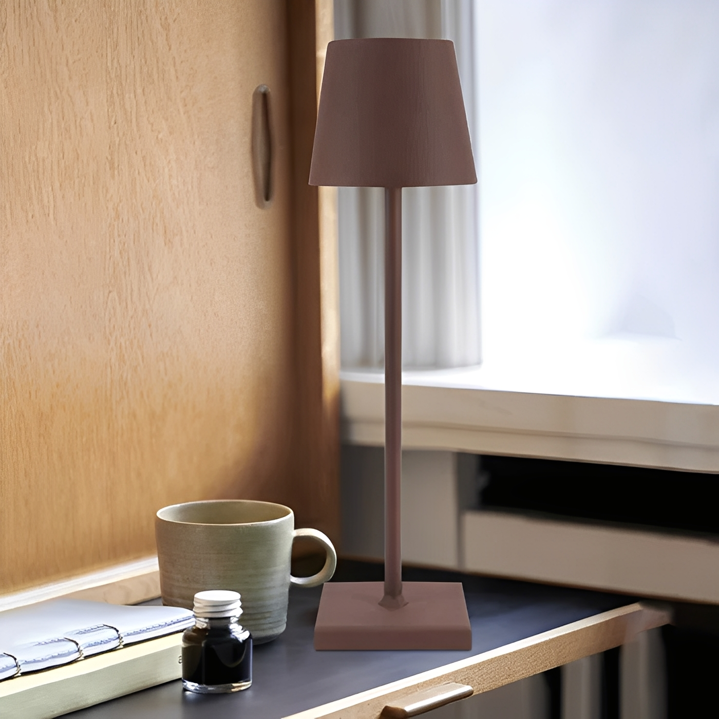 Isla – Wiederaufladbare Aluminium LED Tischleuchte