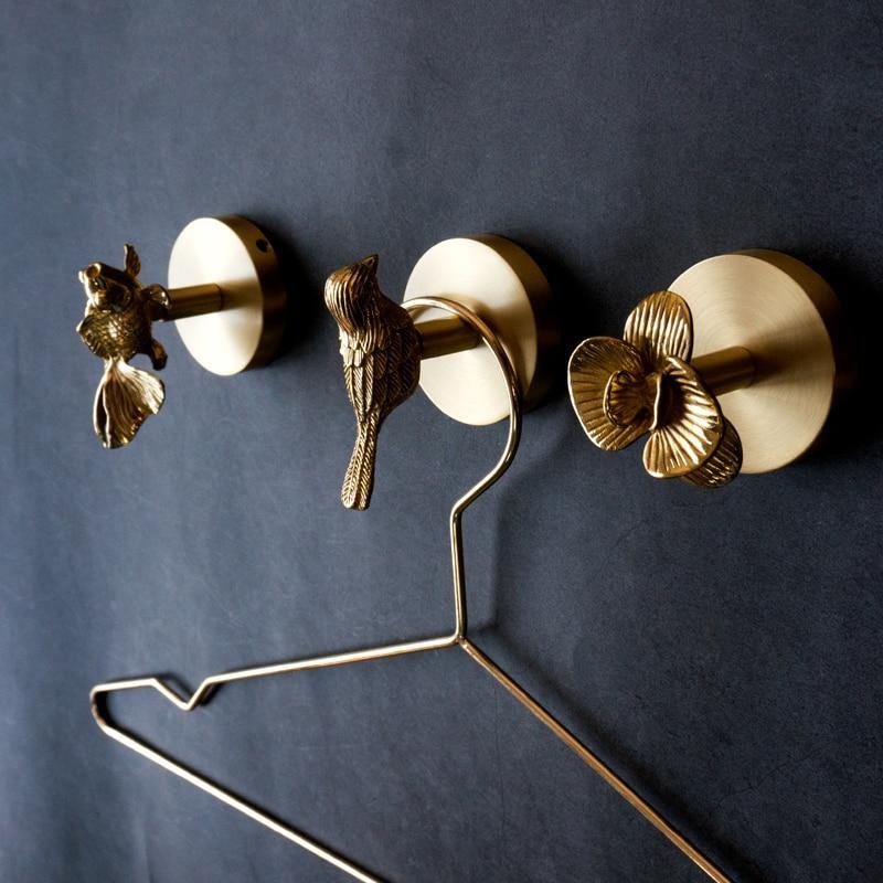 BrassWild – Messing-Wandhaken in Tierform für dekorative Akzente