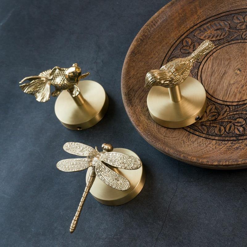 BrassWild – Messing-Wandhaken in Tierform für dekorative Akzente