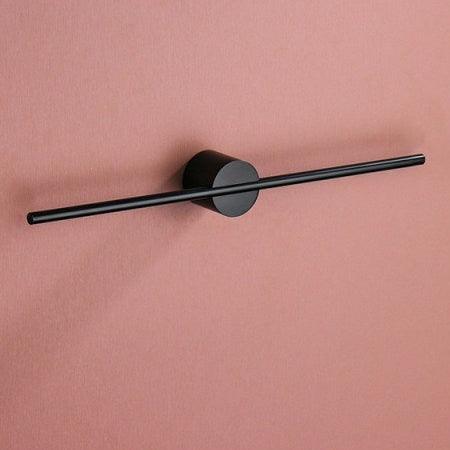 TowelCraft – Moderner Wand-Handtuchhalter aus schwarzem Metall