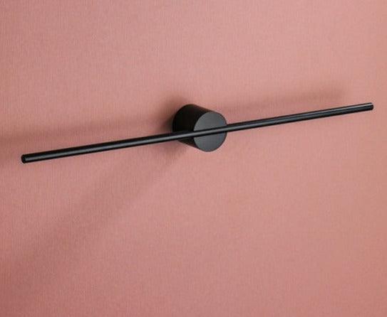 TowelCraft – Moderner Wand-Handtuchhalter aus schwarzem Metall