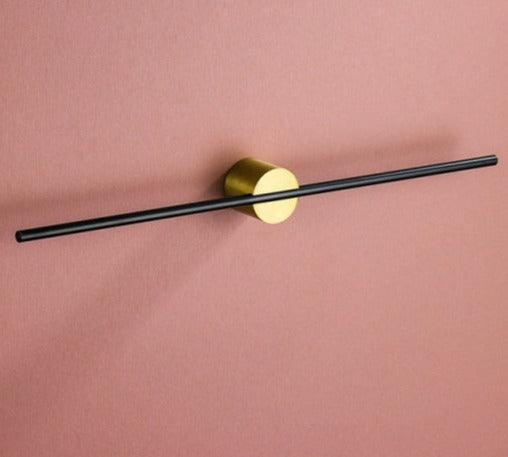 TowelCraft – Moderner Wand-Handtuchhalter aus schwarzem Metall