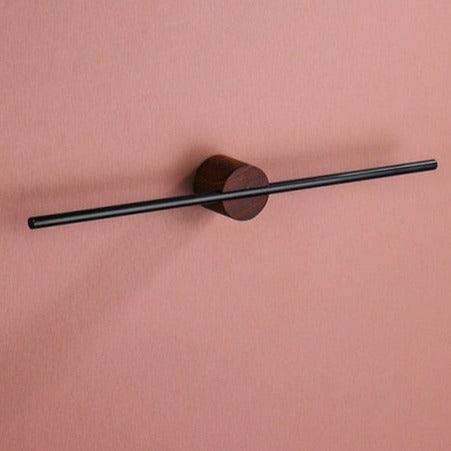 TowelCraft – Moderner Wand-Handtuchhalter aus schwarzem Metall