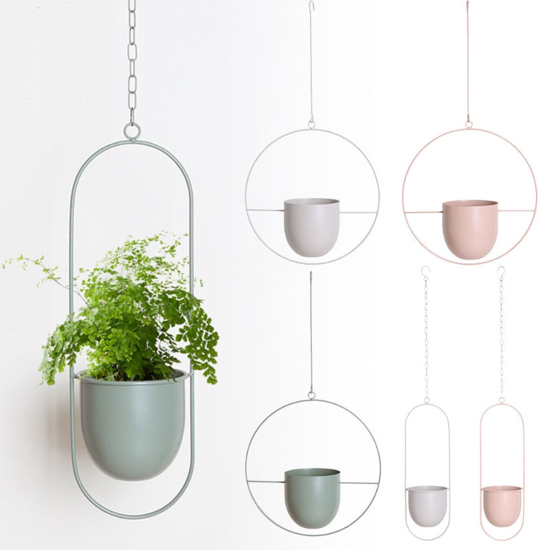 MetalBloom – Hängender Metall-Pflanztopf im stilvollen Design