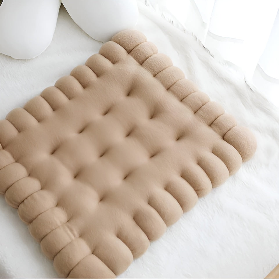 CushionCrave – Luxuriöses Keks-Kissen für dein Sofa