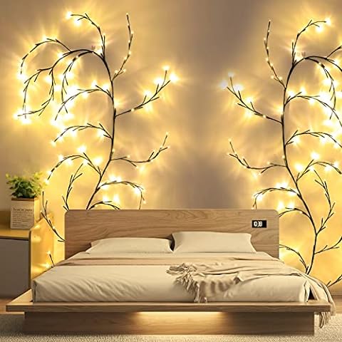VinoLichter – Romantische LED-Lichterkette im Rebenstil