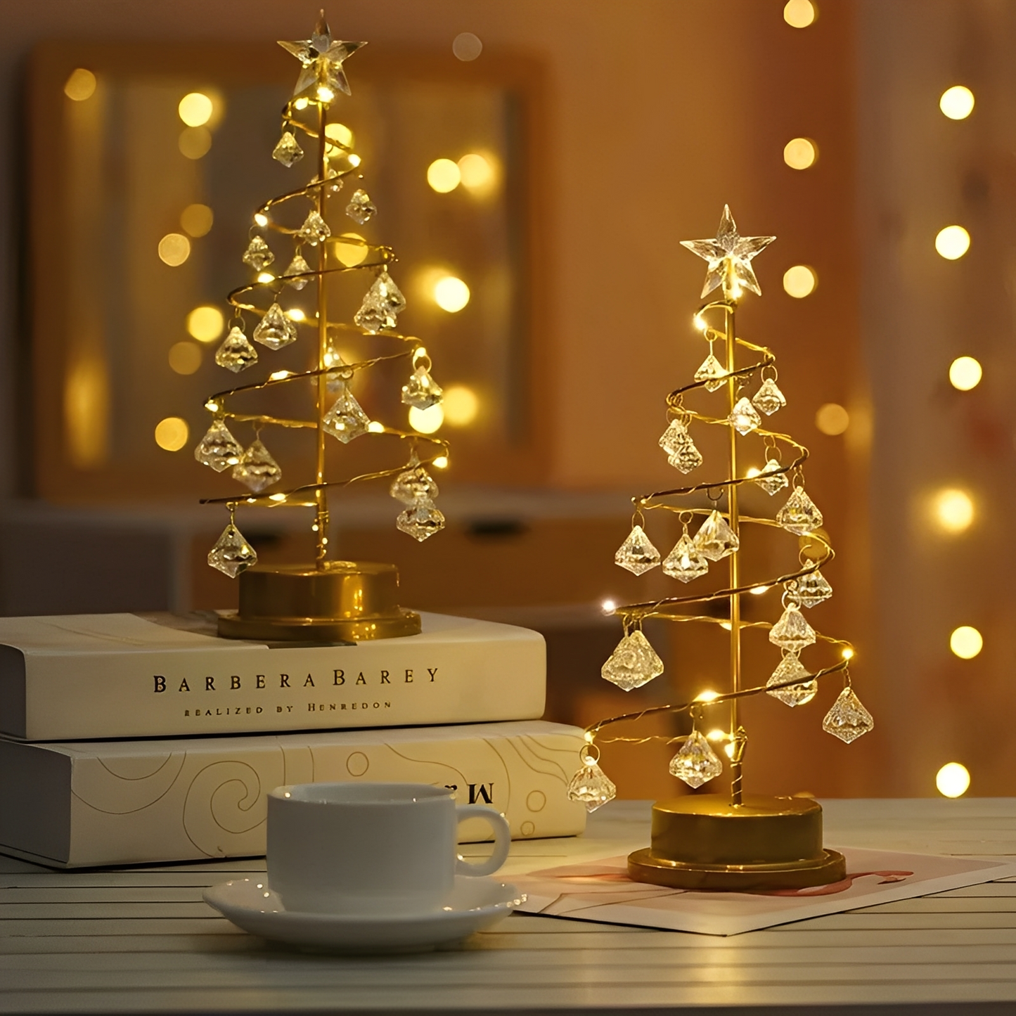 Yamira – Kristall Weihnachtsbaum LED-Lichterkette