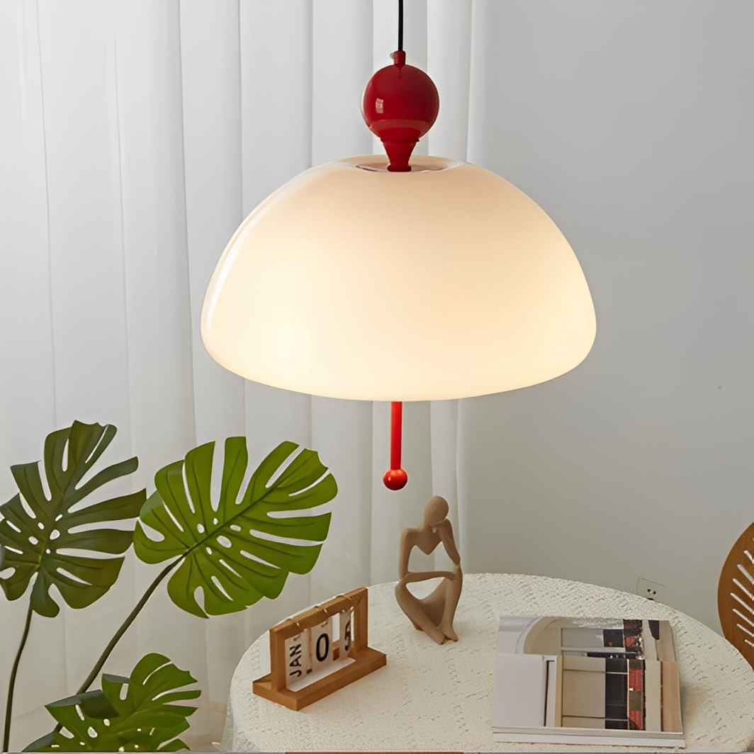 Ruffa – Vintage Glas-Leuchter im skandinavischen Stil