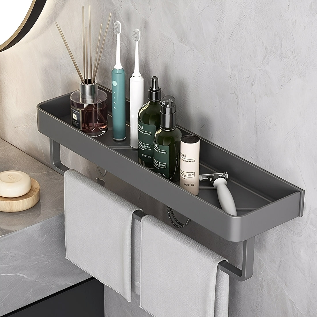 AeroShelf – Wandregal für das Bad ohne Bohren