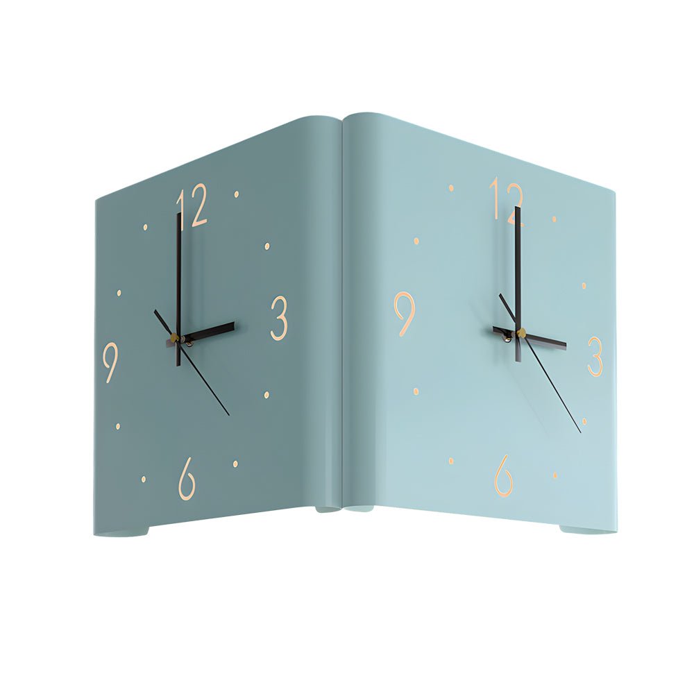 Elina – Beidseitige Wandleuchte mit Uhr