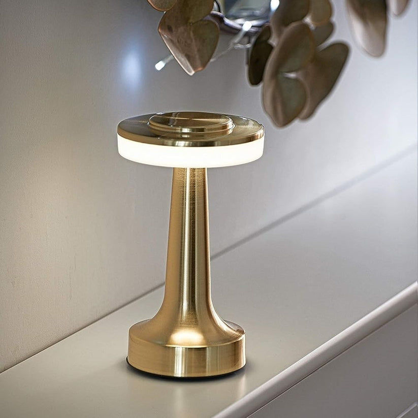 Zamira – Wiederaufladbare Hantel-Tischlampe