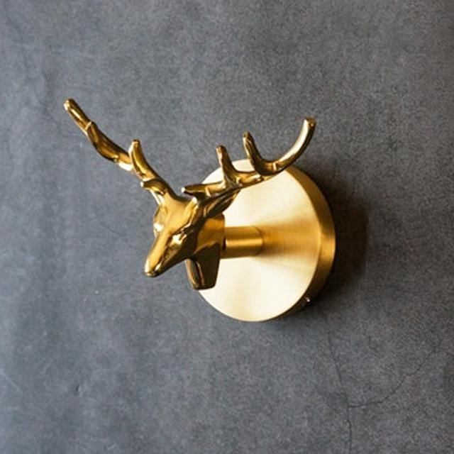 BrassWild – Messing-Wandhaken in Tierform für dekorative Akzente