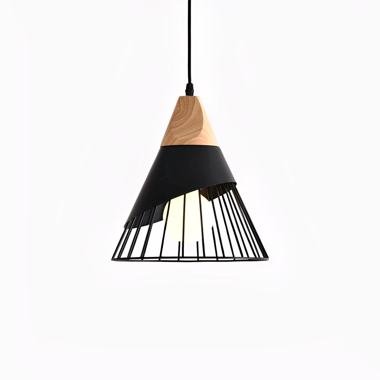 Elsa – Skandinavische Holz-Deckenlampe