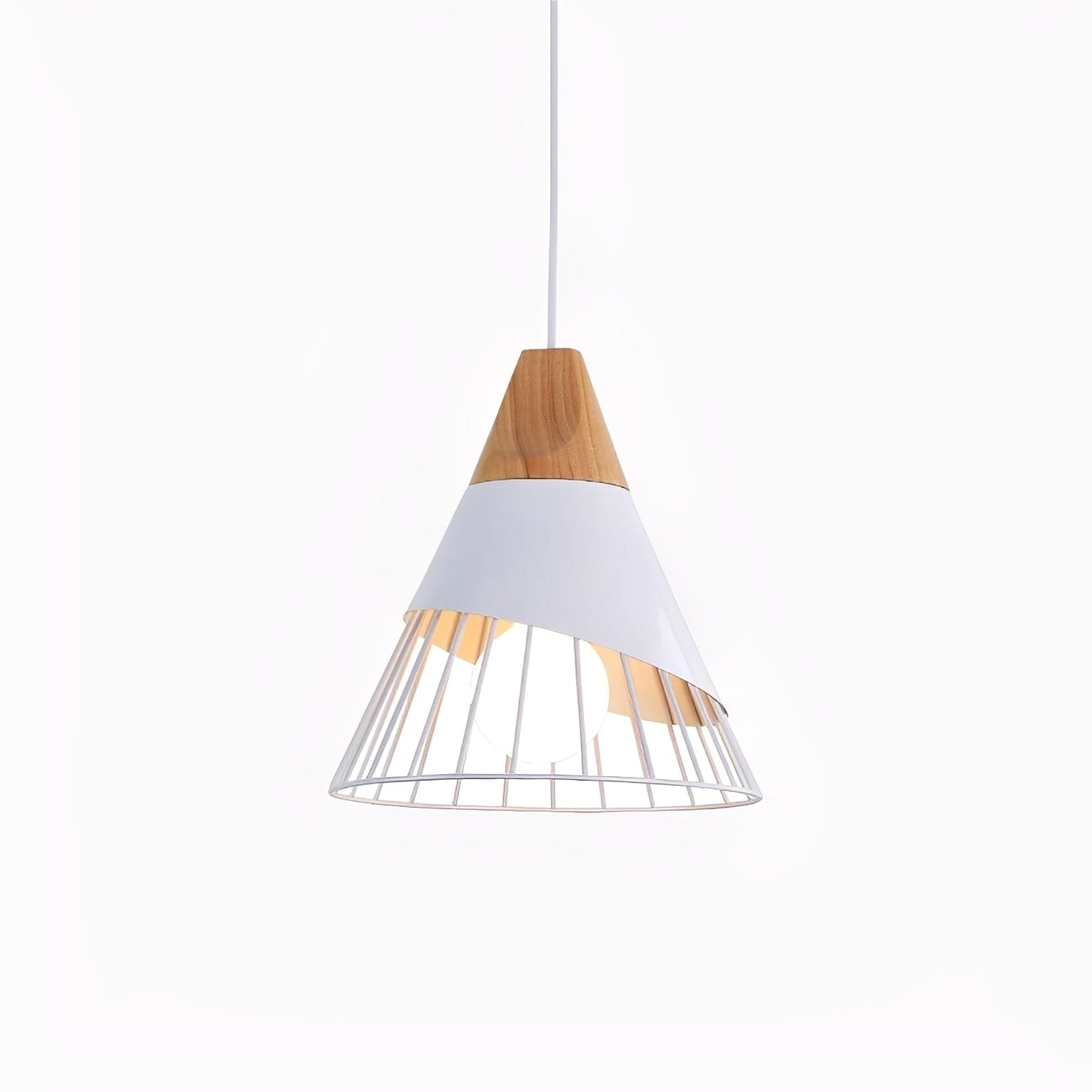 Elsa – Skandinavische Holz-Deckenlampe