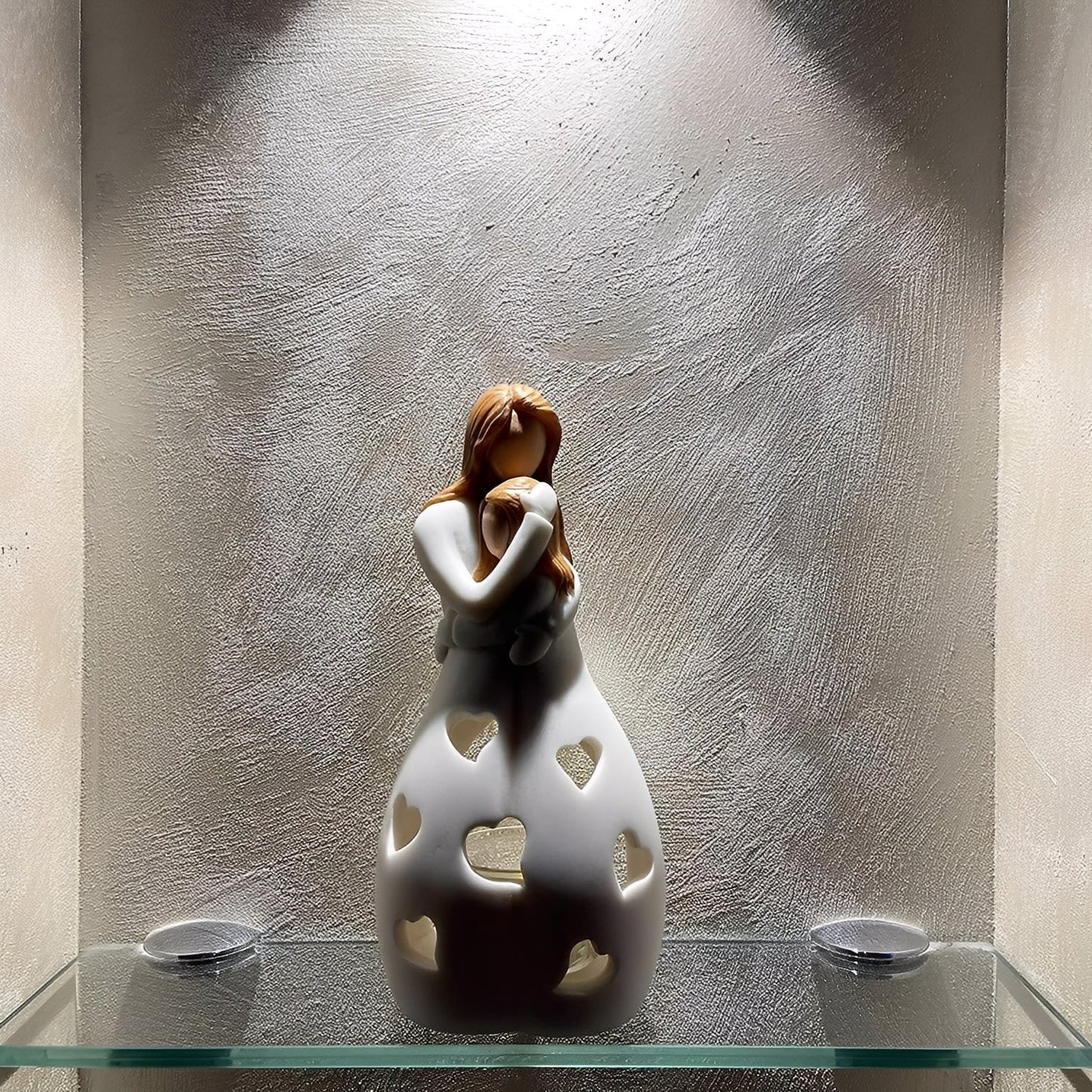 Maria – Rustikale Harz-Kerzenlampe
