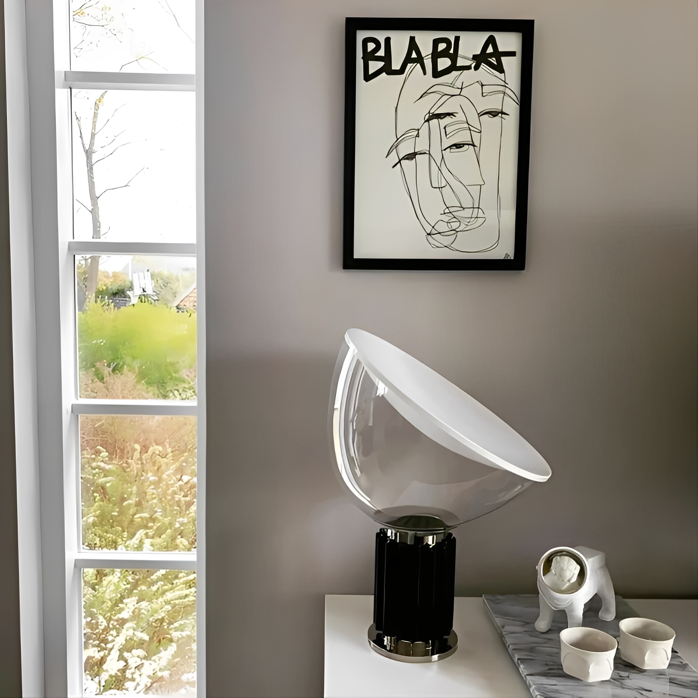 Valeria – Ausgefallene Radar Tischlampe
