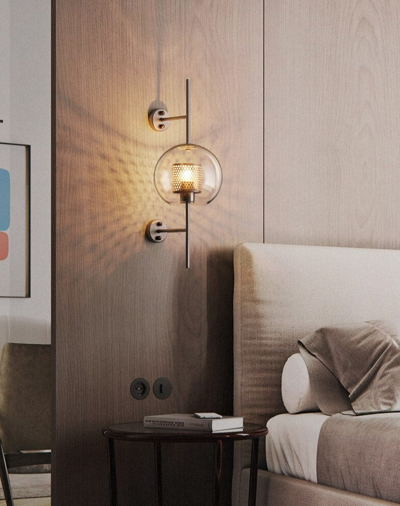 Thatcher - Moderner Wandleuchter mit Wabenstruktur-Lichtdesign