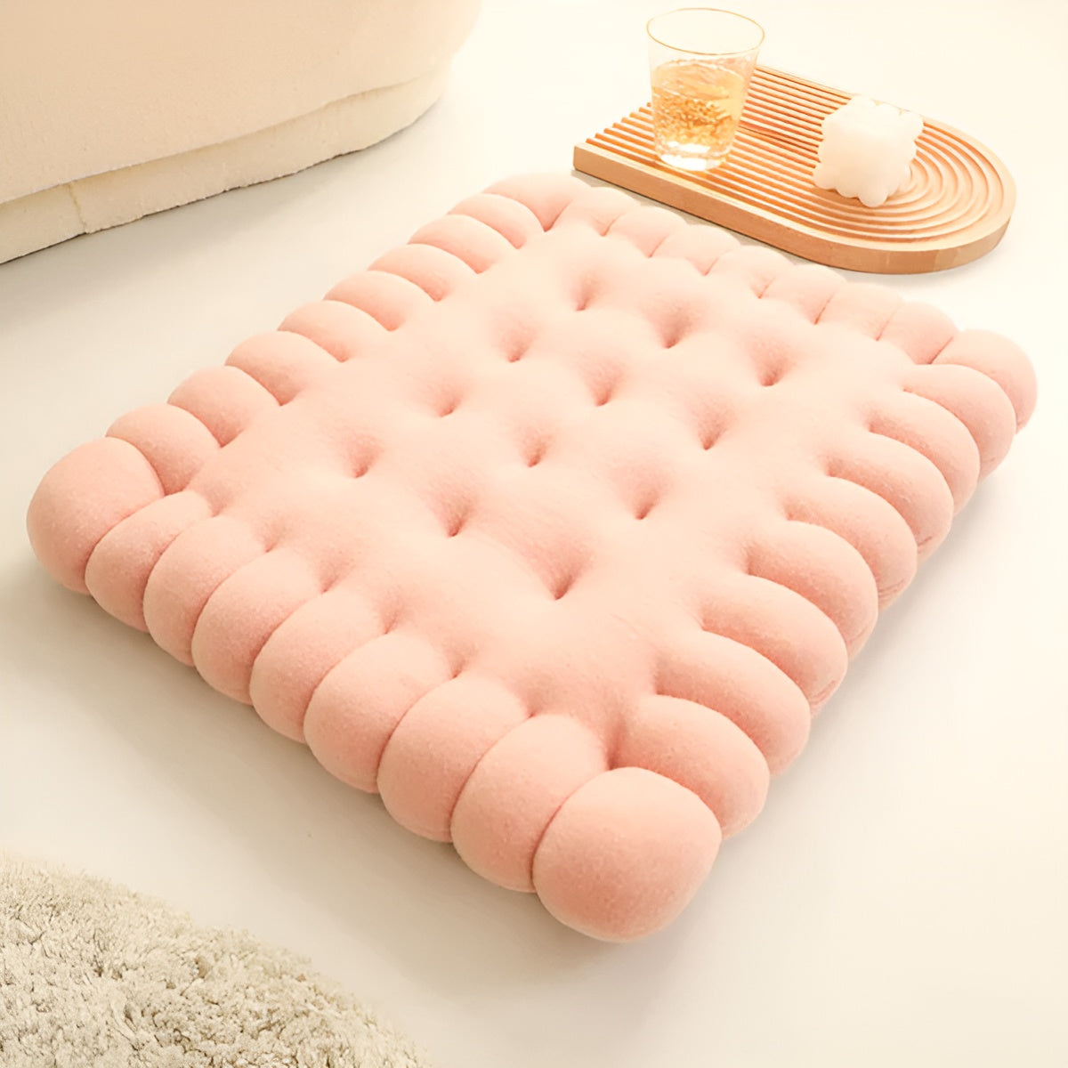 CushionCrave – Luxuriöses Keks-Kissen für dein Sofa