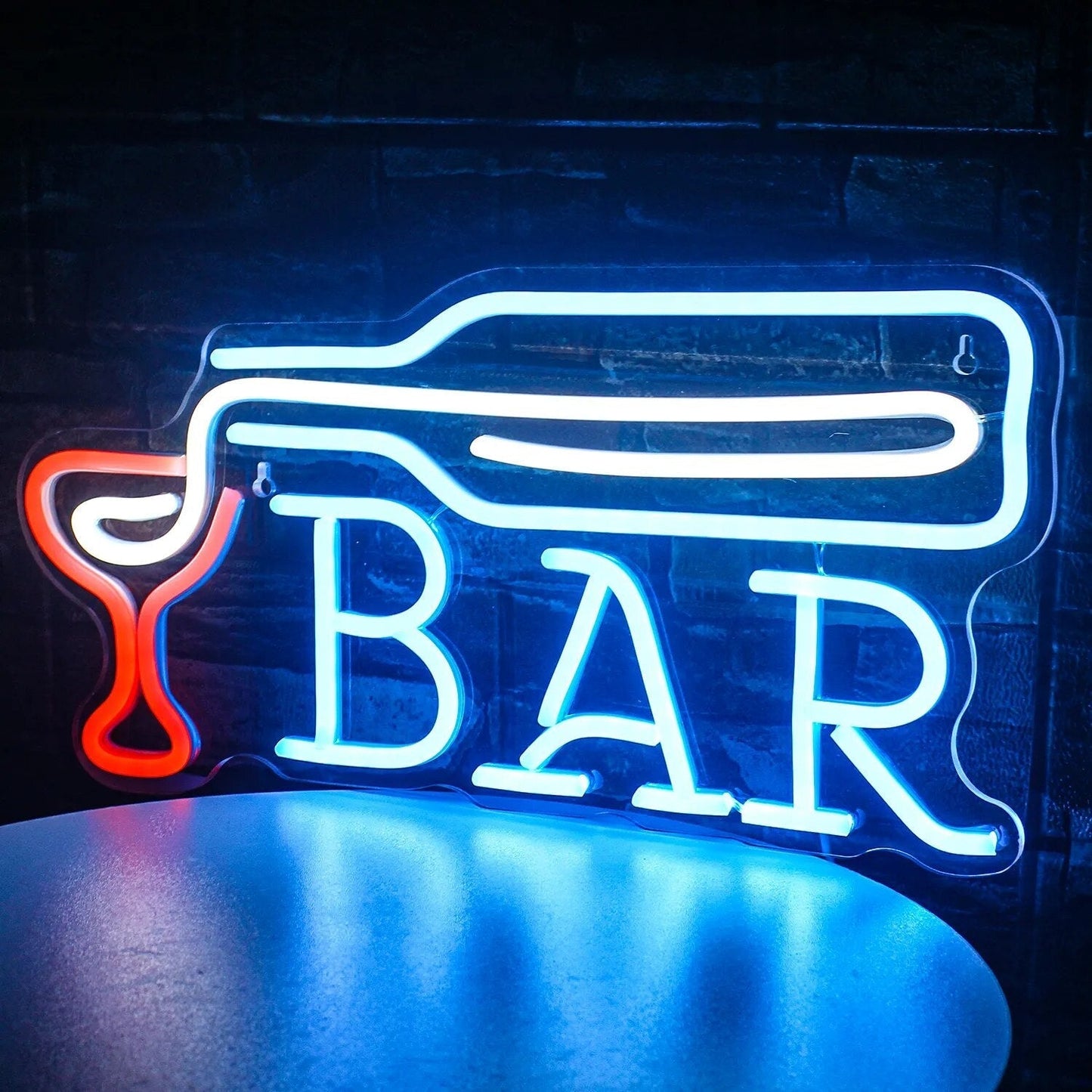 NeonBar – Leuchtendes Wanddeko-Schild für Partylaune