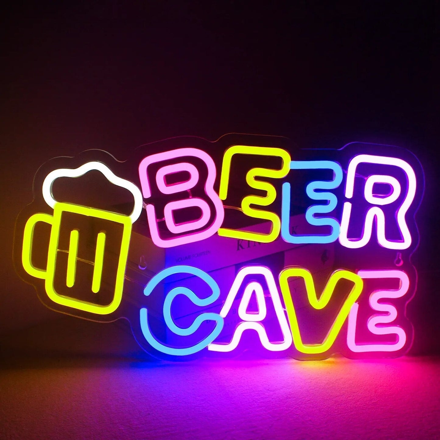 NeonBar – Leuchtendes Wanddeko-Schild für Partylaune