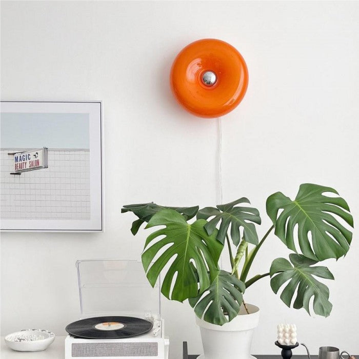 Bryan – Vintage Glas-Tischlampe