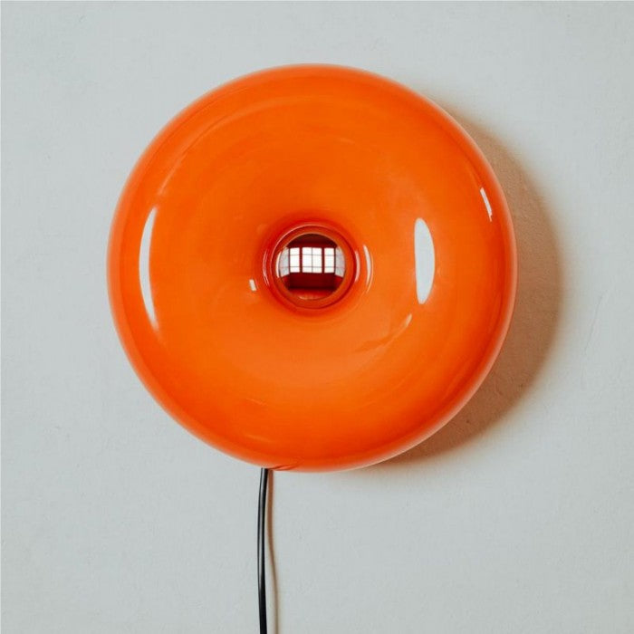 Bryan – Vintage Glas-Tischlampe
