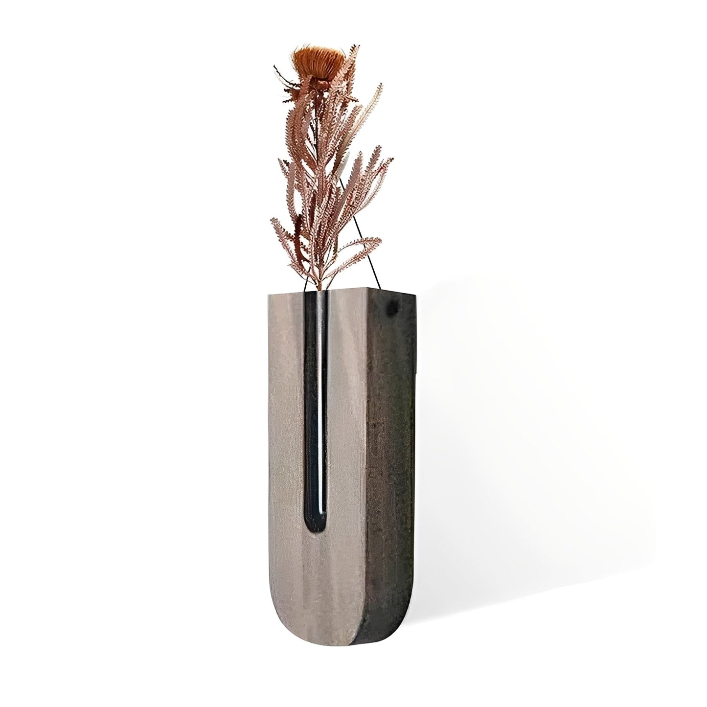 Haruto – Einfache Wandvase im Naturholz-Stil