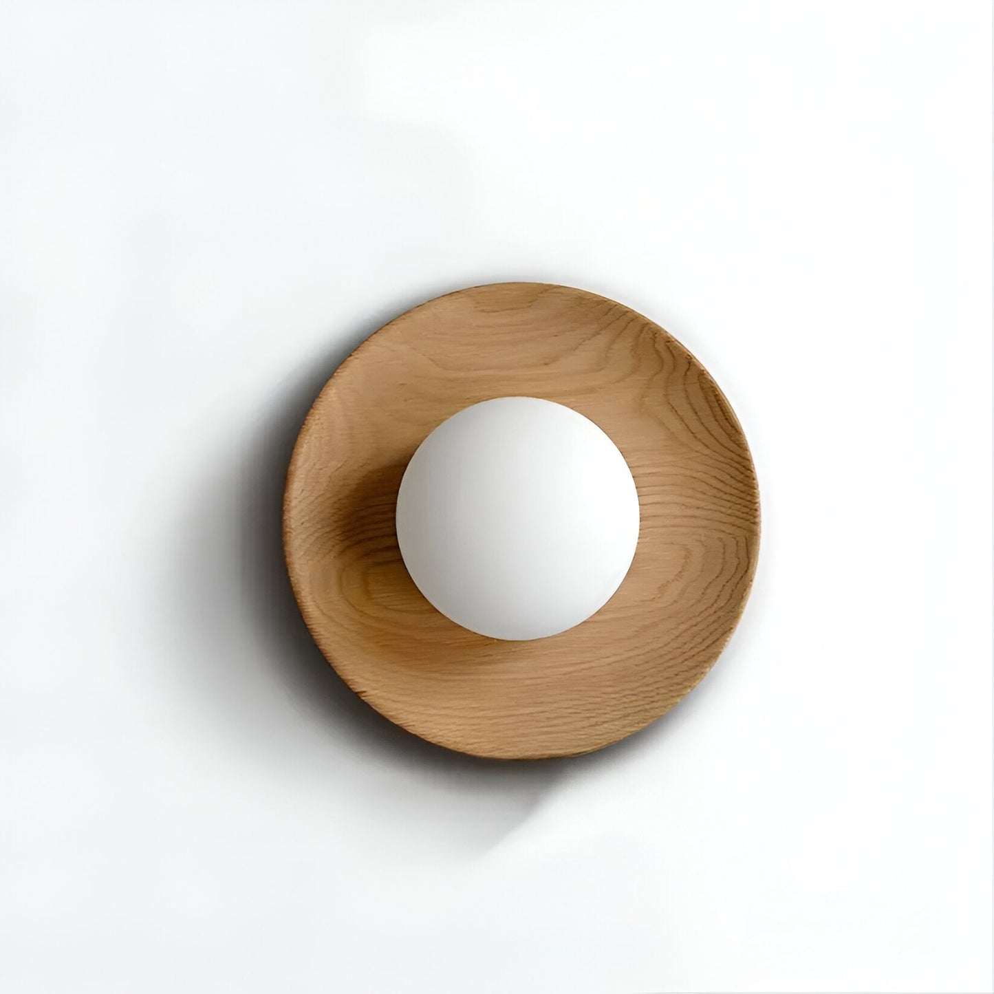 Miley – Nordische Tangyuan Holz-Wandlampe