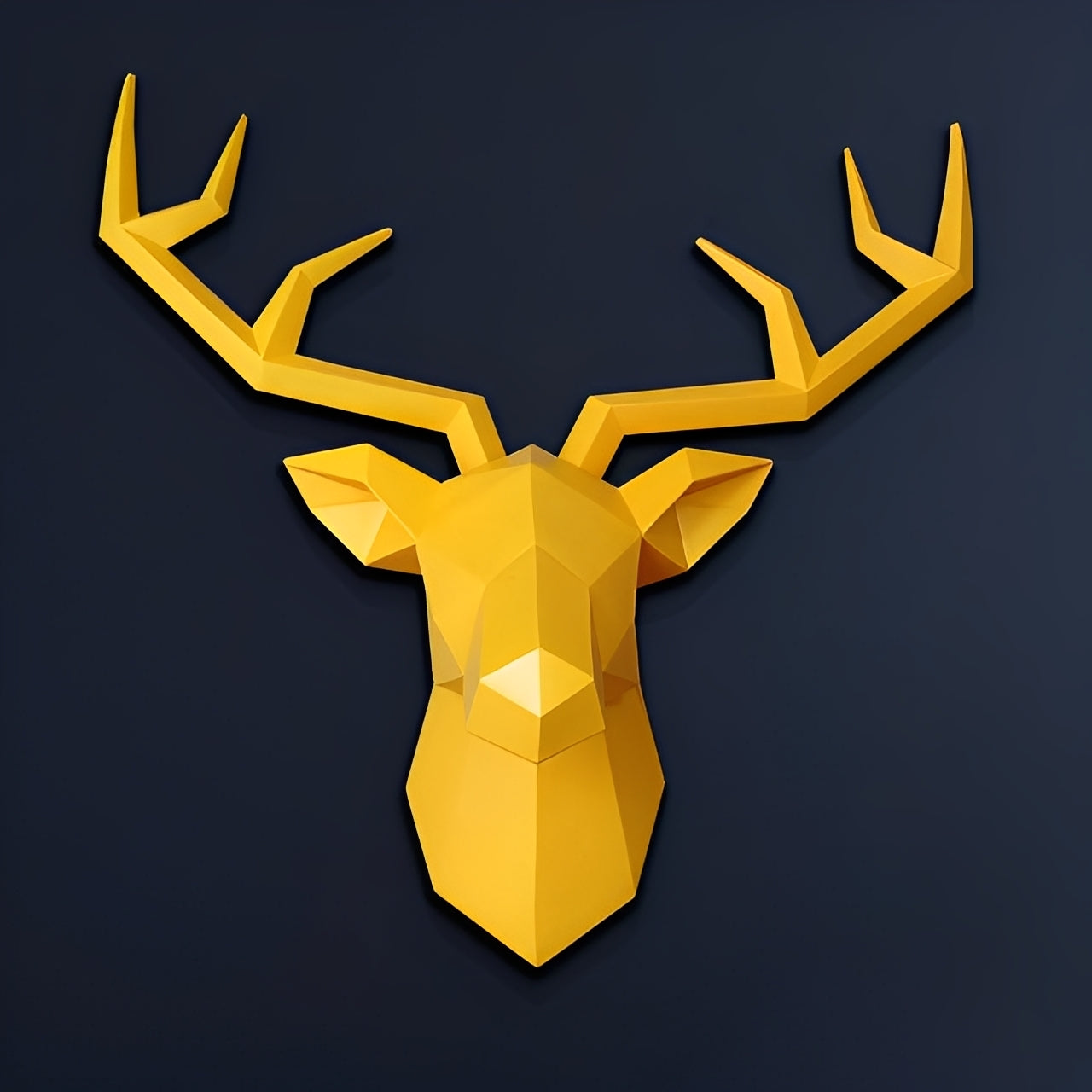 NordicAntler – Antilopenkopf-Wanddeko im Vintage-Stil
