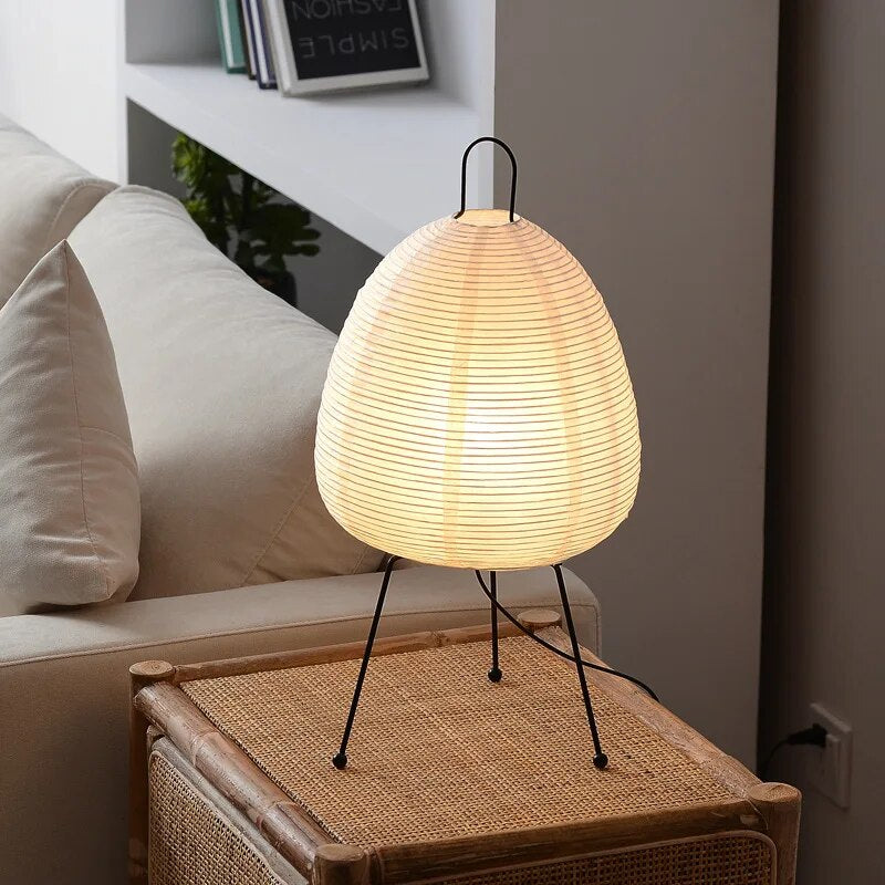 ZenGlow – Stehlampe aus traditionellem Reispapier im japanischen Stil