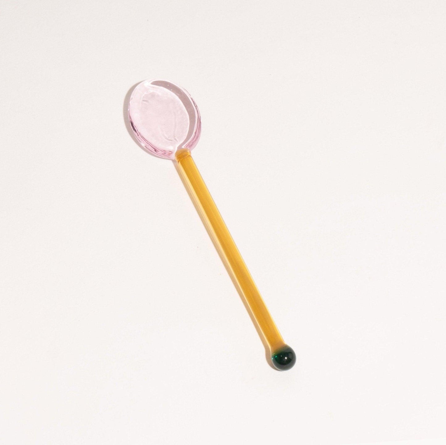 TwistSpoon – Bunter Glaslöffel mit verspieltem Wellenmuster