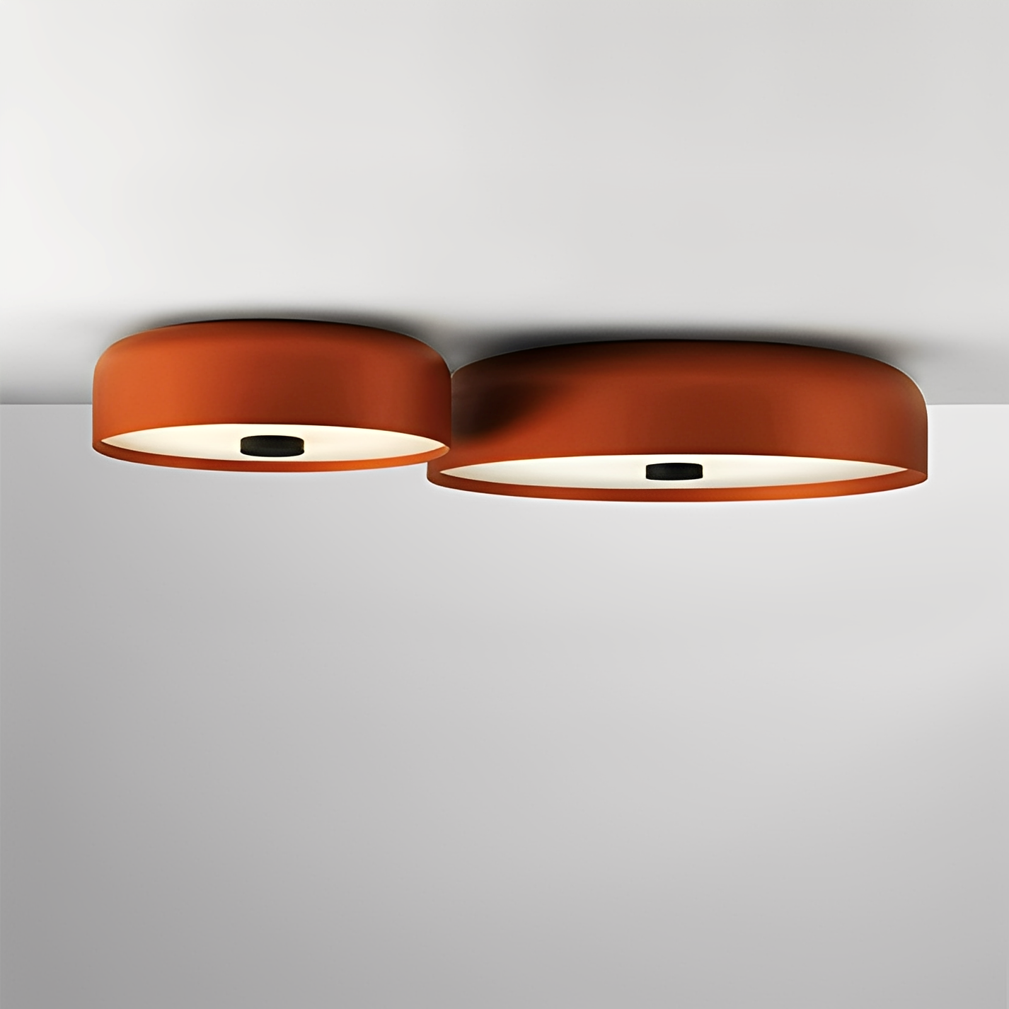 Tasha – Runde Minimalistische Deckenleuchte aus Italien