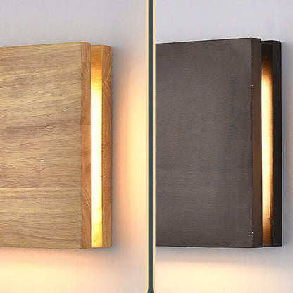 Norah – Wandlampe aus Massivholz