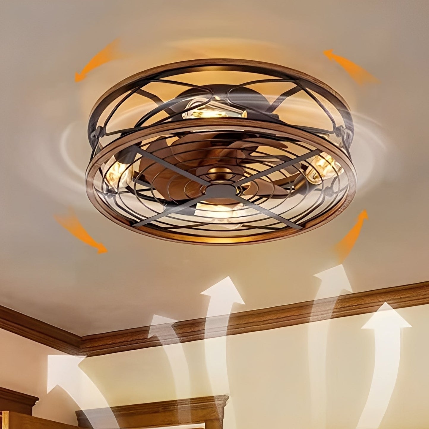 Darian – Moderner Deckenventilator mit Licht