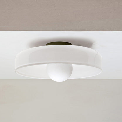 Camille – Französische Retro-Deckenlampe aus Glas