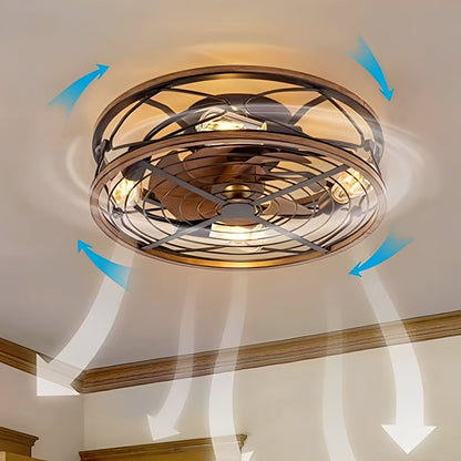 Darian – Moderner Deckenventilator mit Licht