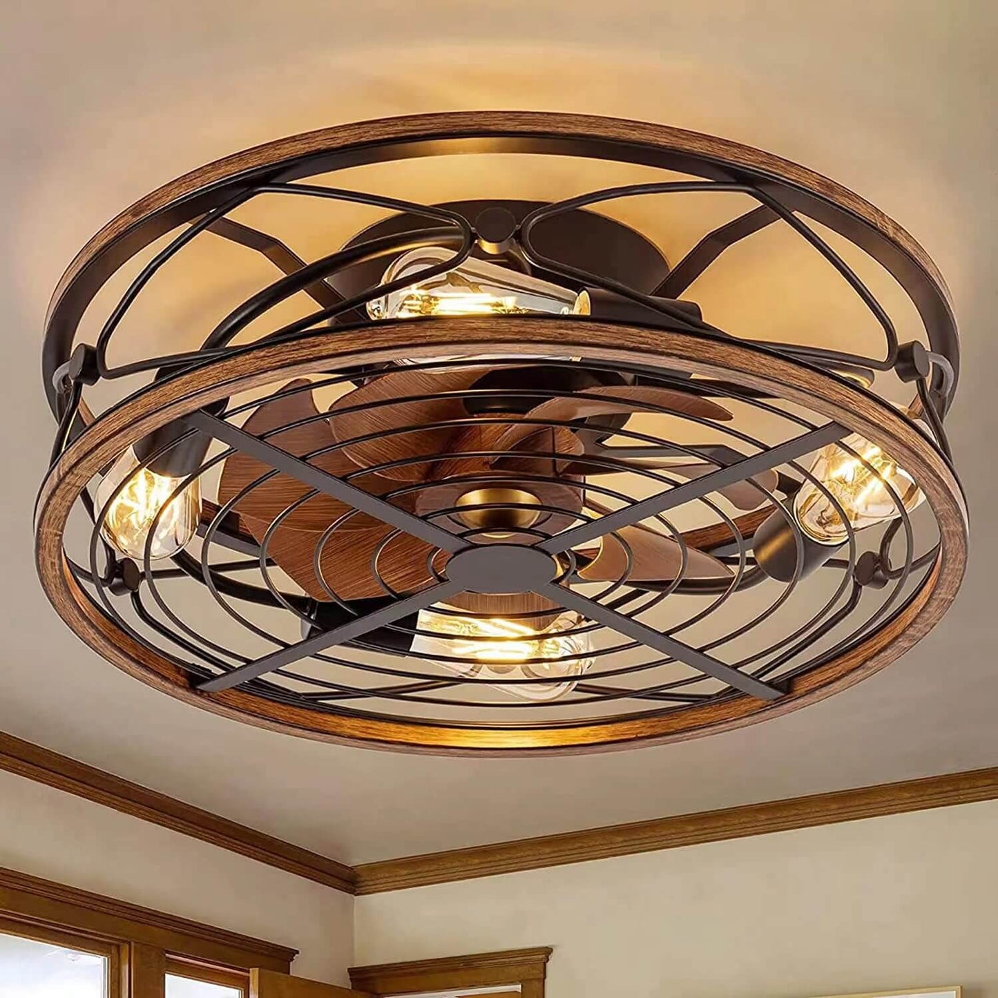 Darian – Moderner Deckenventilator mit Licht