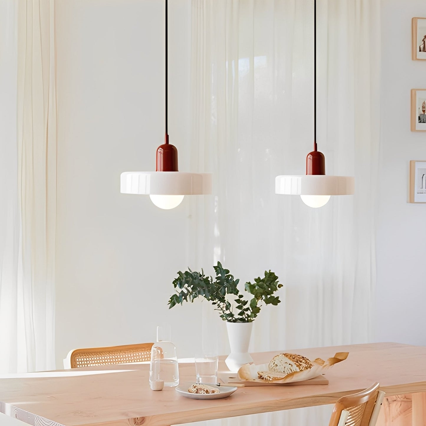 Maya – Retro Bunte Glas Pendelleuchte