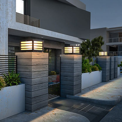 Hugo – Solar-Außenleuchte im Säulenstil