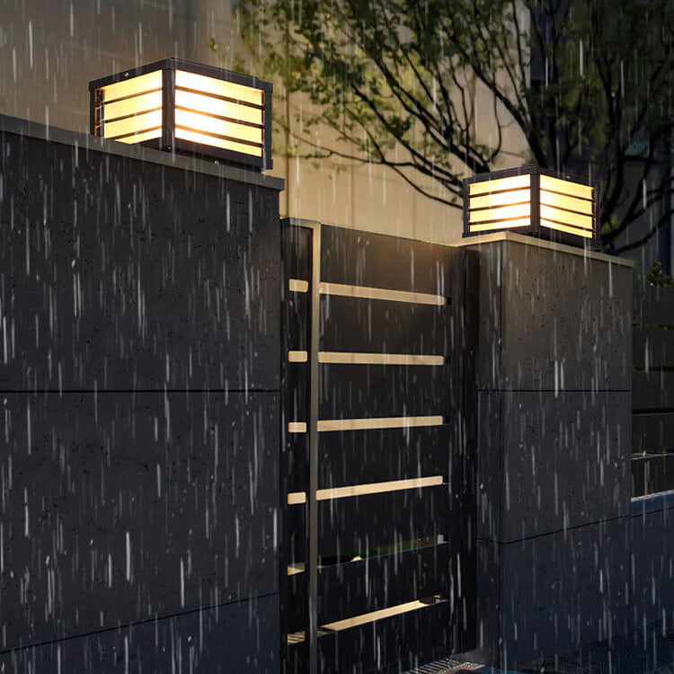 Hugo – Solar-Außenleuchte im Säulenstil