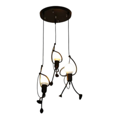 IronRetro – Industrielle Tischlampe im Superhelden-Look