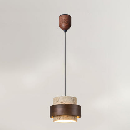 Nakoa – Wabi-Sabi Hängelampe mit Retro-Steinen