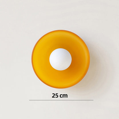 Camille – Französische Retro-Deckenlampe aus Glas