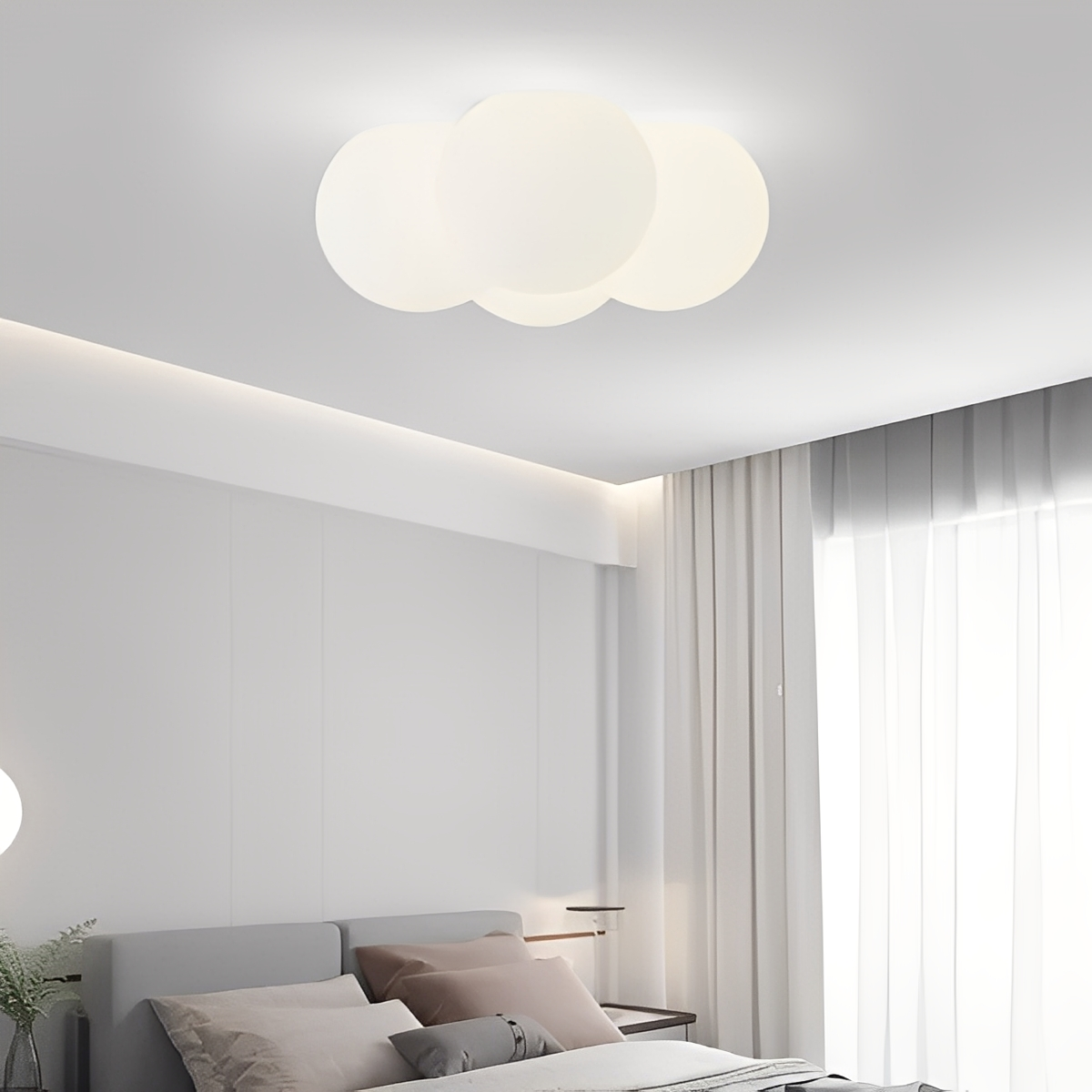 Vina – Zeitgemäßer Minimalistischer Wolken-Luster