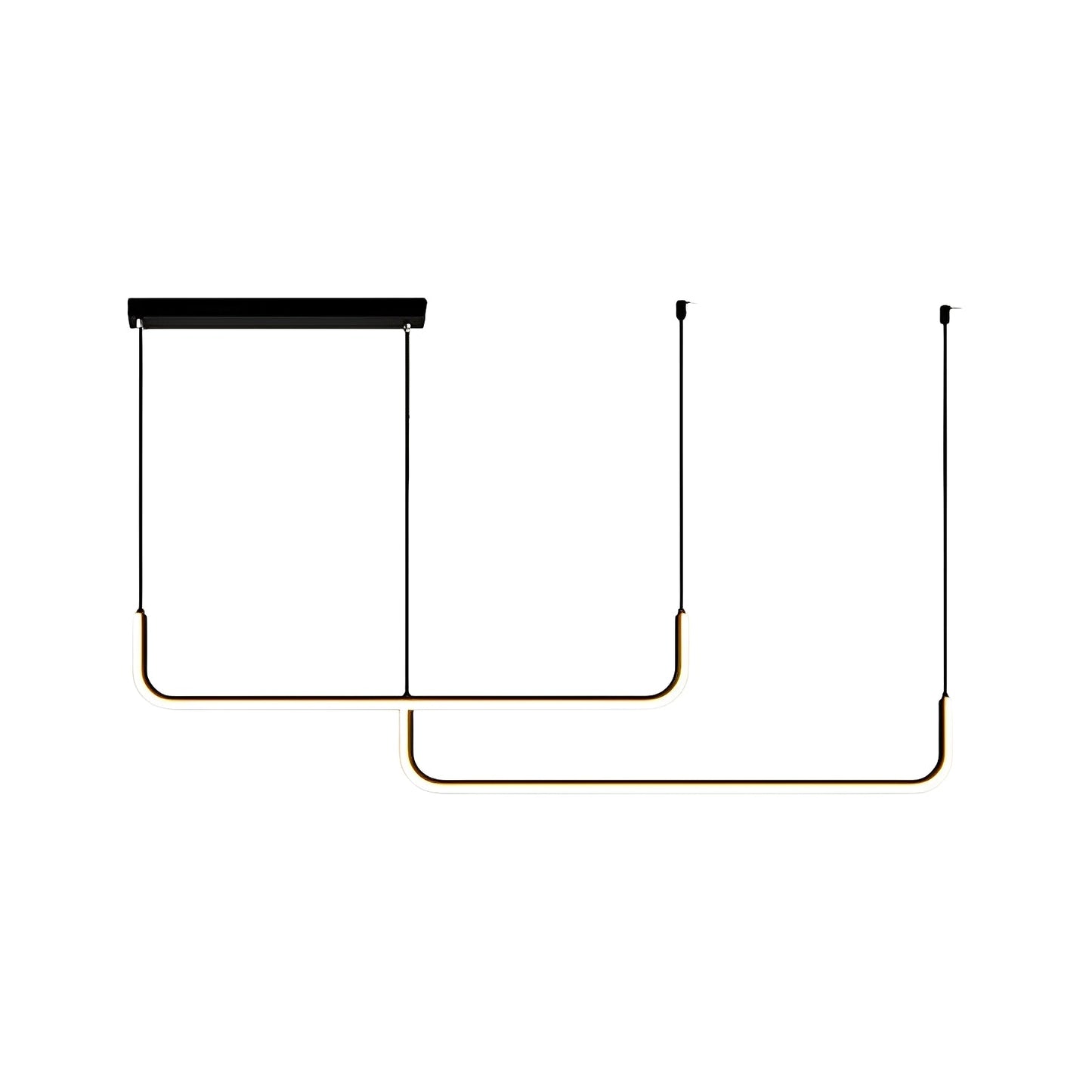 Analyn – Schlichte LED-Deckenlampe mit Metallschirmen