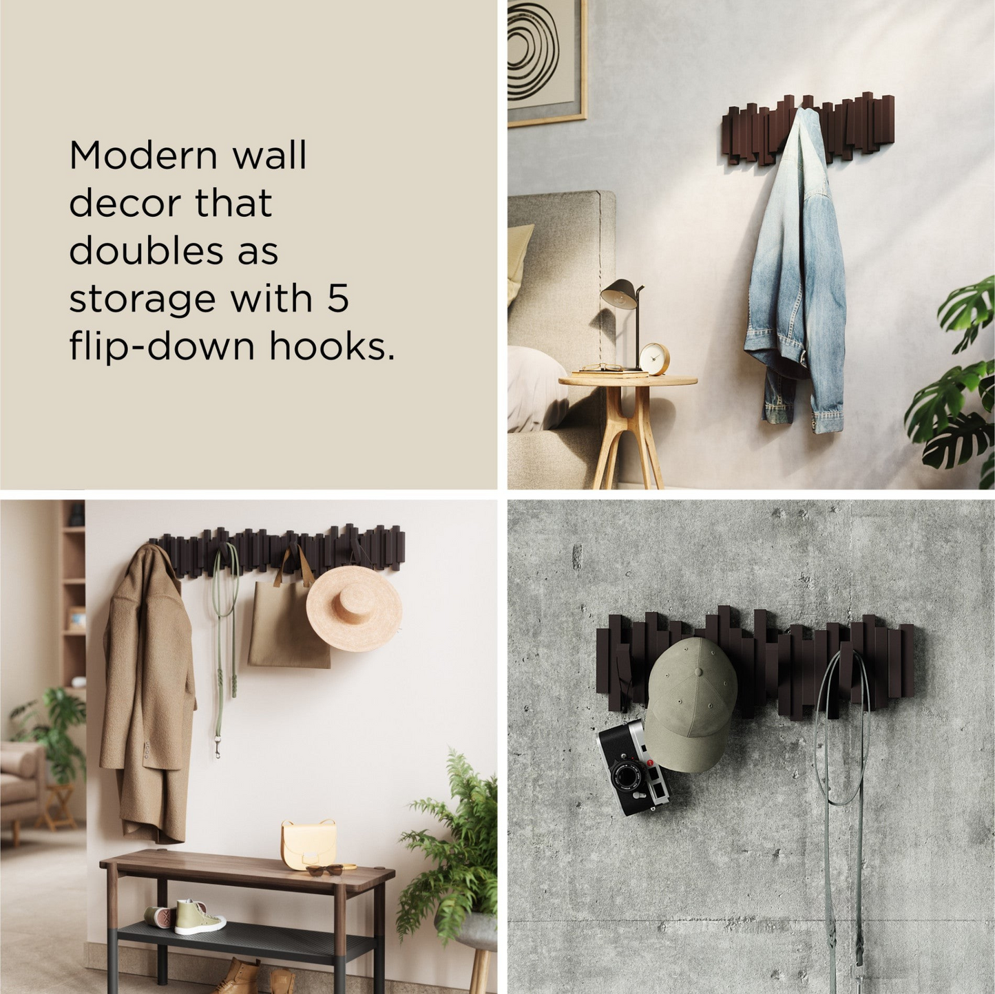 Wandhaken - Nordic Minimalist Wandhaken Dekor