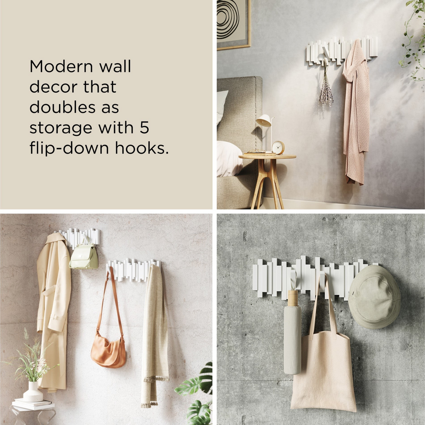 Wandhaken - Nordic Minimalist Wandhaken Dekor