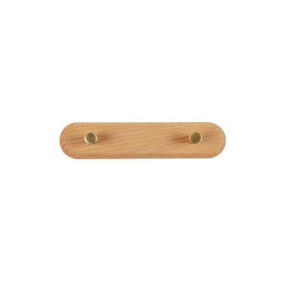 Brunn – Garderobenleiste aus Holz & Messing
