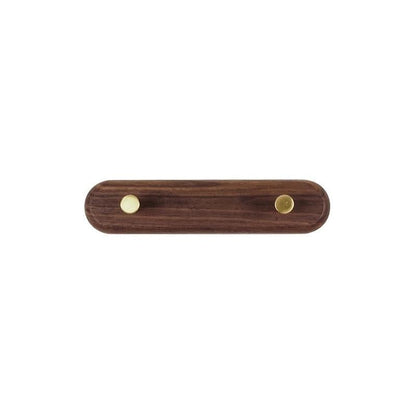 Brunn – Garderobenleiste aus Holz & Messing